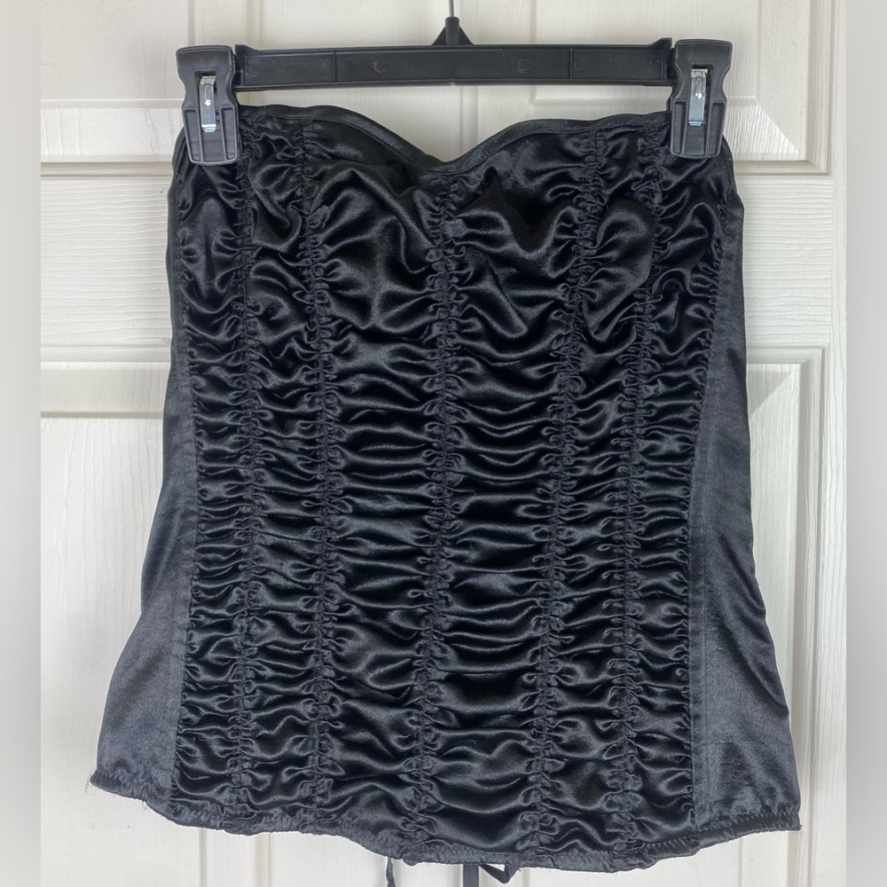 Lovers Lane  corset Womens 36 black lace up y2k bustier burlesque